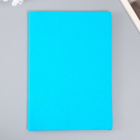 A set of soft felt "Astra" (3 pcs) blue, 3 mm, 400 gr. 20x30 cm