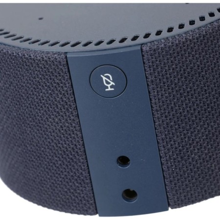 Smart column "New Yandex Mini Station", Voice Assistant Alice, 10W, with a clock, blue-7