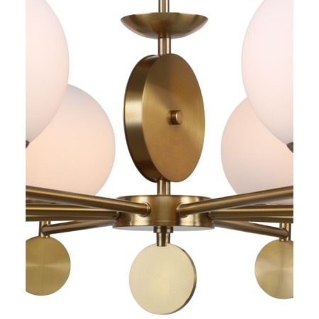 Marse27 60W rush chandelier, size 92x92x52-70 cm, bronze color-2