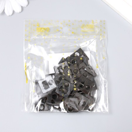 Suspension stocking for photo frames metal black 2.1x1.9 cm-5