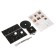 Watching interior, 3D, silent, sticker, large, D-40 cm