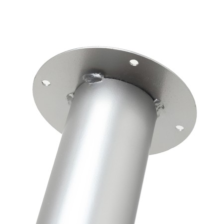 Support adjustable for the table, round, silver D-50mm-3
