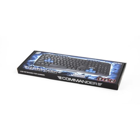 PERFEO COMMANDER keyboard, wired, membrane, 112 keys, USB, black-1