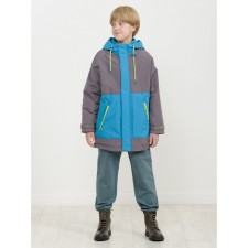 Windbreaker for boys, height 158 ​​cm, gray color
