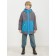 Windbreaker for boys, height 158 ​​cm, gray color