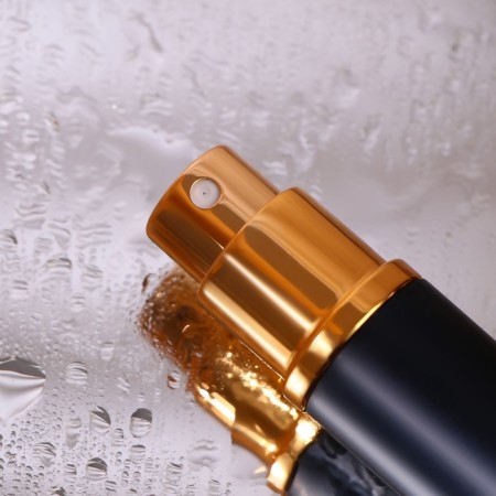 Perfume bottle, with a spray, 5 ml, black color-3