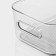 LadOM storage container, 19.5 × 14 × 7.5 cm, transparent color