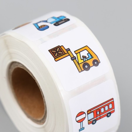 Stick Paper "Office transport" d = 2.5 cm 500 pcs in a roll 3x6.5x6.5 cm-3
