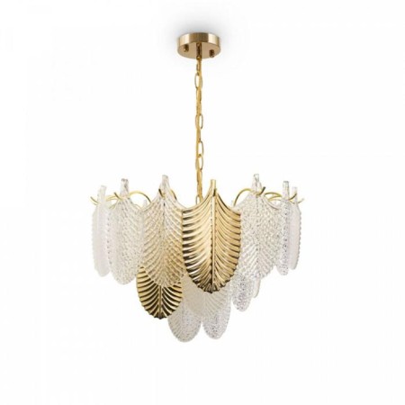 Hloya chandelier, 7x60W E14, color gold