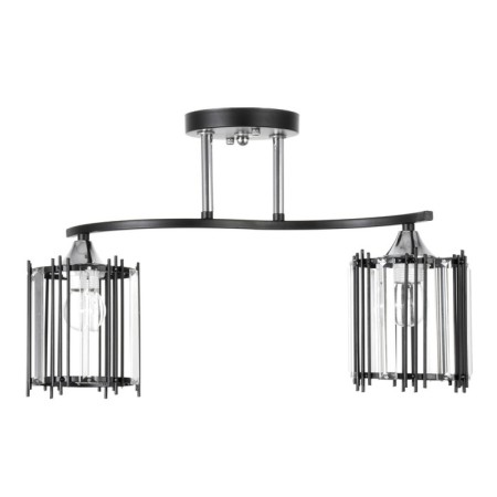Astril chandelier 2he27 40W Black 45.5x12.5x28.5cm Bayerlux-3