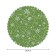 The tablecloth “pleasant snowflakes”, round, Saten, d = 150 cm