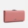 Women's wallet on magnets, pink color