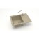 Kitchen is a kitchen from Zett Lab stone. 150/Q5, 575x470x215 mm, matte, mortise, sand