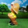 Garden figure "Boy with flowers" 20x25x46cm