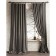 Billy curtains with grabbing, 170 x 270 cm - 2 pcs, gray