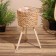 A set of wicker pots, 3 pcs, height 36x36x56 cm