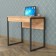 Written loft-1, 800x520x750, oak craft gold/black matte