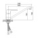 Accoona A4166G kitchen mixer, single -leaf, with nut, silumin, white color
