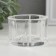 Glass of Glass for 1 candle "boundaries" transparent 8x8x5 cm