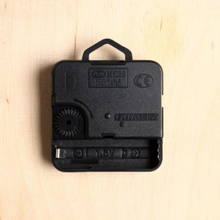 Wall clock, series: interior, "leaves", discrete move, d-23.5 cm-2