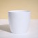 Flower pot, d = 19 cm, 3.5 l, plastic, white