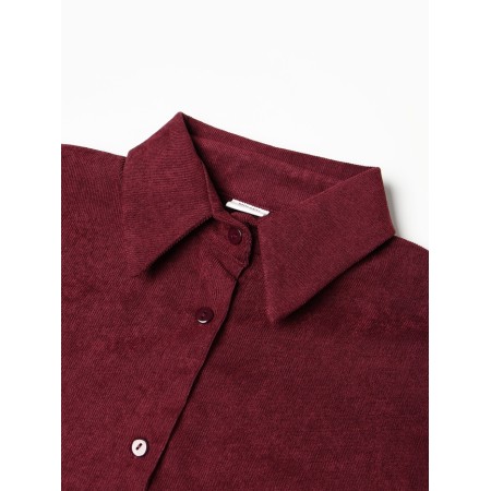 Female shirt (1), minku, burgundy color, rr 44-1