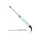 Pioneer HS-10124 curling iron, ceramics, d = 10 mm, up to 200 ° C, turquoise
