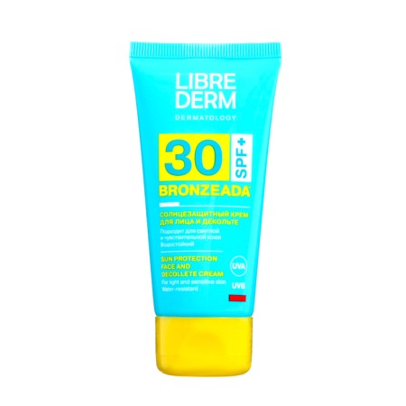 Sunscreen for the face and neckline Librederm Bronzeada SPF30, 50 ml-1