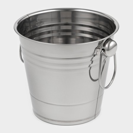 A stainless steel ice bucket, 2.5 l, 17 × 15.5 cm-1