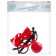 Clown carnival set, nose, butterfly, glasses