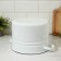 Cylindrical pan, 8 l, induction, white color