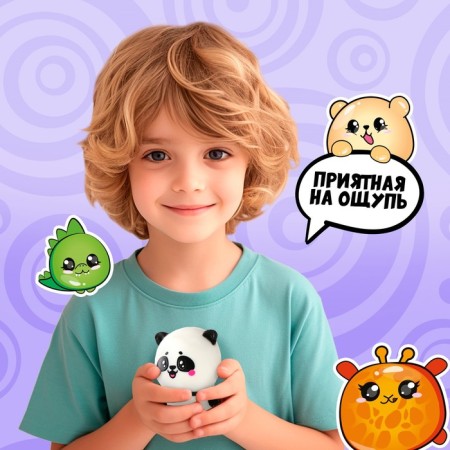 Anthistress label "Panda", with paste, in a package-1