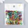 A set of beads for creativity Plastic "Hearts with Strabs" 20 grams 0.7x0.7 cm