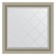 Mirror with engraving in the baguette frame, chameleon 88 mm, 86x86 cm