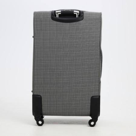 Big suitcase 28 ", lightning department, code castle, 4 wheels, 2 outer pockets, color gray color-6