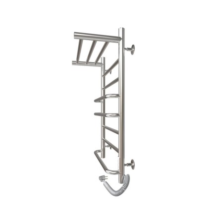 Electric towel "Sanprise" Euromix P8, 500x800 mm, with a shelf, right, chrome-3