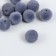 Beads for creativity velvet spraying "Night blue" set 10 pcs d = 1.4 cm