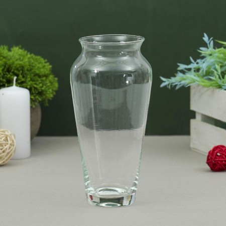 Vase "Vesna" 18/4 18x9 cm, 0.65l 2589 Transparent