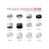 Front nozzle for the Ambrella Light Diy Spot, 10W MR16, the color is black, matte