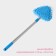 Workshop with a telescopic metal handle of a dilan, 14 × 16 × 54 (86) cm, rotary head, microfiber, blue color