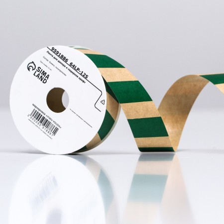 Ribbon for decor and gifts Kraft "Strips" 2cm x 5 m
