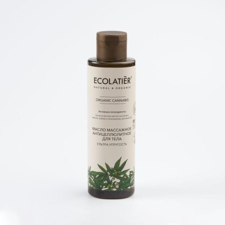 Anti -cellulite massage oil for the body Ecolatier Green "Ultra elasticity", 200 ml