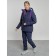 Ski costume female winter, size 50, dark blue color