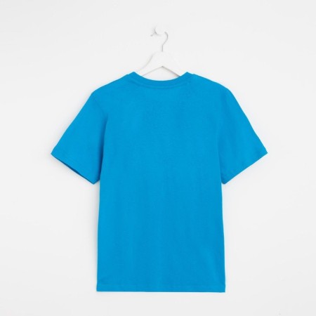 T -shirt male plain, blue color, size 52-6