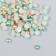 Decor "Semiobusins ​​and rhinestones. Persian-blue gradient" D = 4 mm 10g 200 pcs 5x2.5 cm mix