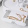 Stand for jewelry "Deer", oval stand, 26 × 25 cm, white color