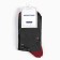 Set of male socks (2 pairs), black/gray color, size 42-43