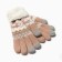 Female gloves on the claim Minaku 22 cm beige