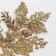 Decorative twig "amazement" in gold, 0.3 × 12 × 28 cm