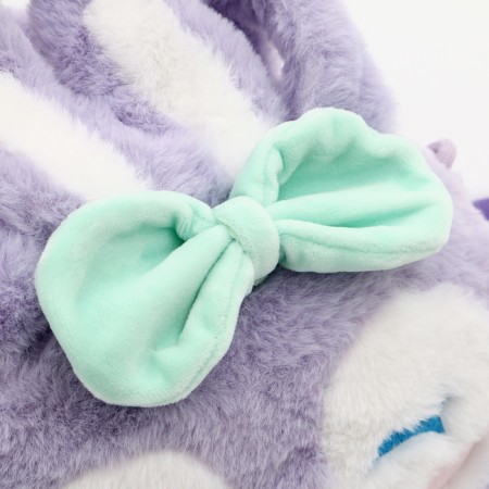 Children's "Bunny" bag with a bow, 18 cm, purple color-3